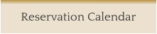 Reservation Calendar